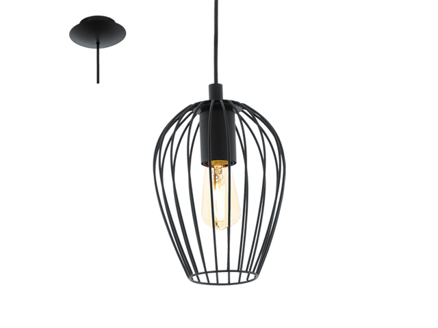 EGLO HANGLAMP VINTAGE NEWTOWN 1X60W Ø160MM