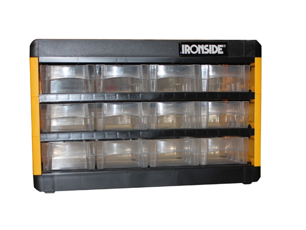 Casier Rangement 12 Tiroirs 300x135x190mm Outillage Rangement