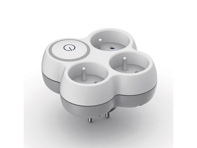 DOMINO 3X16A BLANC/GRIS + INTERRUPTEUR