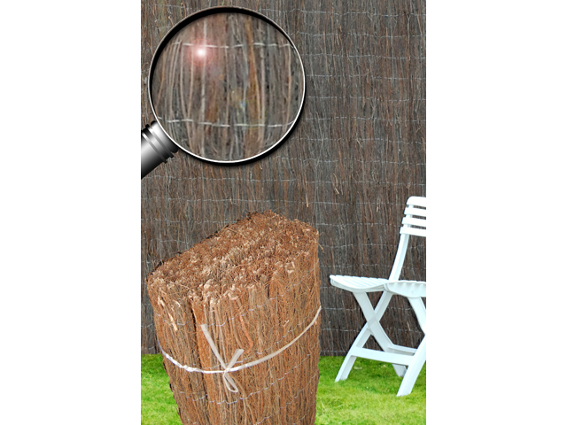 Natte De Bruyere 1 5cm H 100cm L 500cm Jardin Cl244tures De Jardin Grilles Et P244teaux Coupe Vue Natte De Bruyere 15cm H100cm L500cm