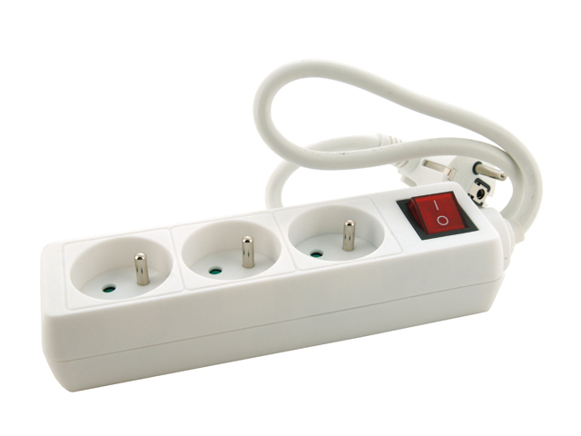 meervoudig stopcontact met snoer 50cm 3x16a schakelaar elektriciteit kabel draad verlengsnoer stekkerdozen meervoudig stopcontact met snoer 50cm 3x16a schakelaar