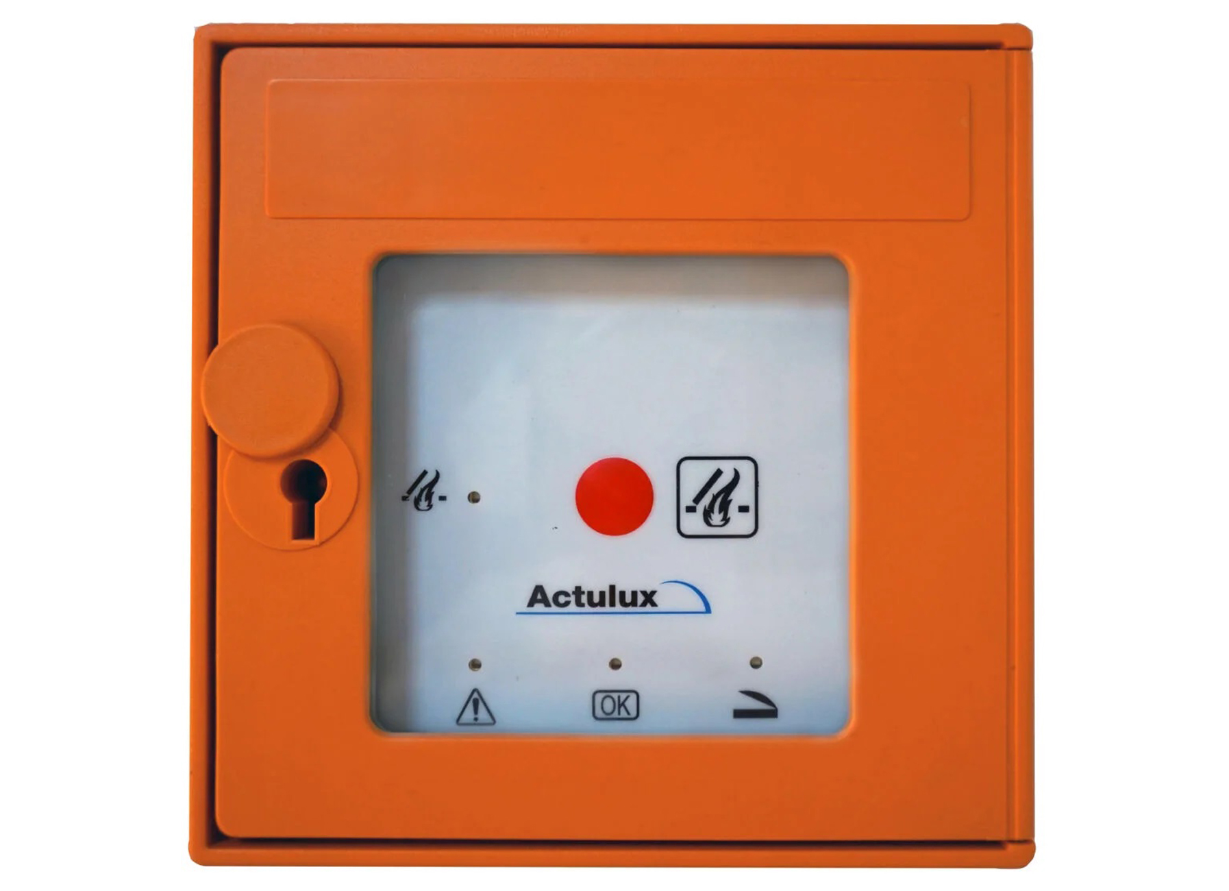 ACTULUX NOODDRUKKNOP MCP ROOD IP30