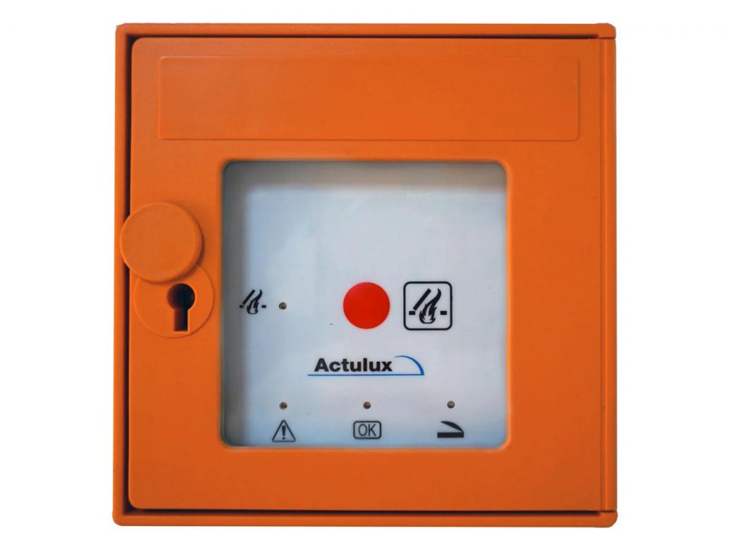 ACTULUX NOODDRUKKNOP MCP ROOD IP30