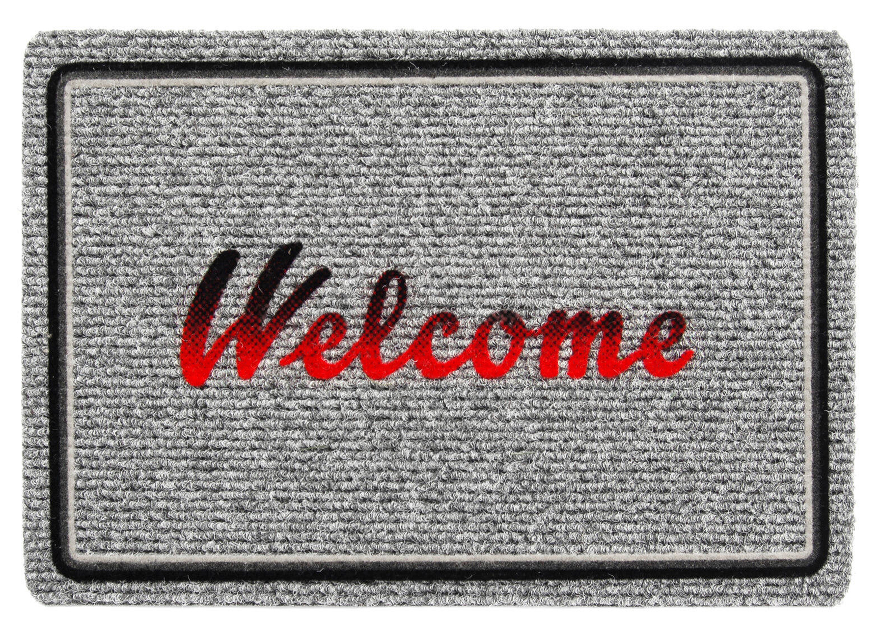 FANTASIEMAT WELCOME 60X40CM GRIJS