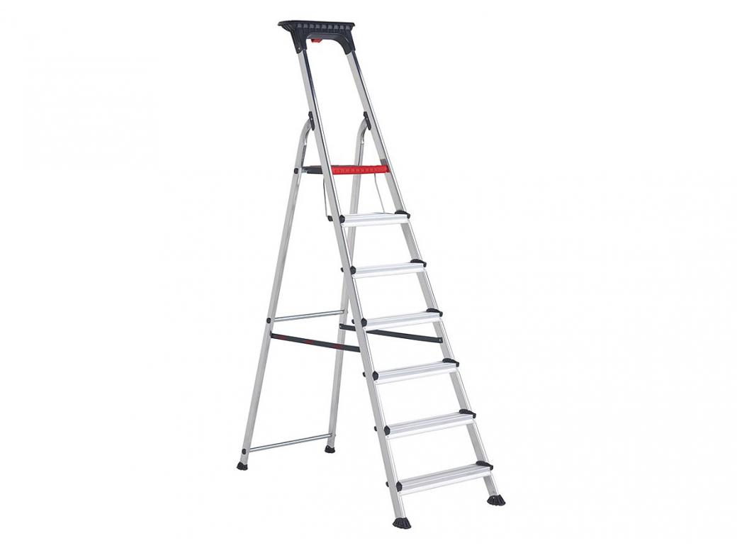 Altrex Huishoudtrap Double Decker 6 Treden - gereedschappen - diverse gereedschappen - ladders - huishoudladders - altrex huishoudtrap decker 6 treden dd806