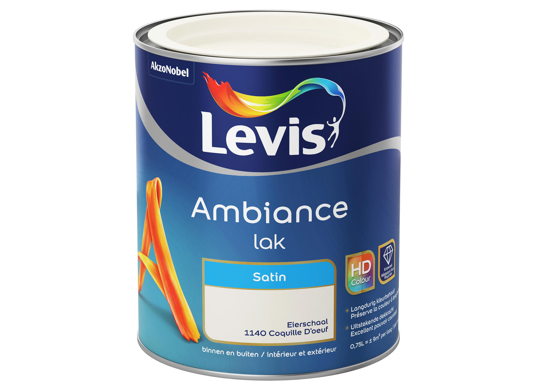 AMBIANCE LAQUE SATIN - COQUILLE D'OEUF 1140 0,75L