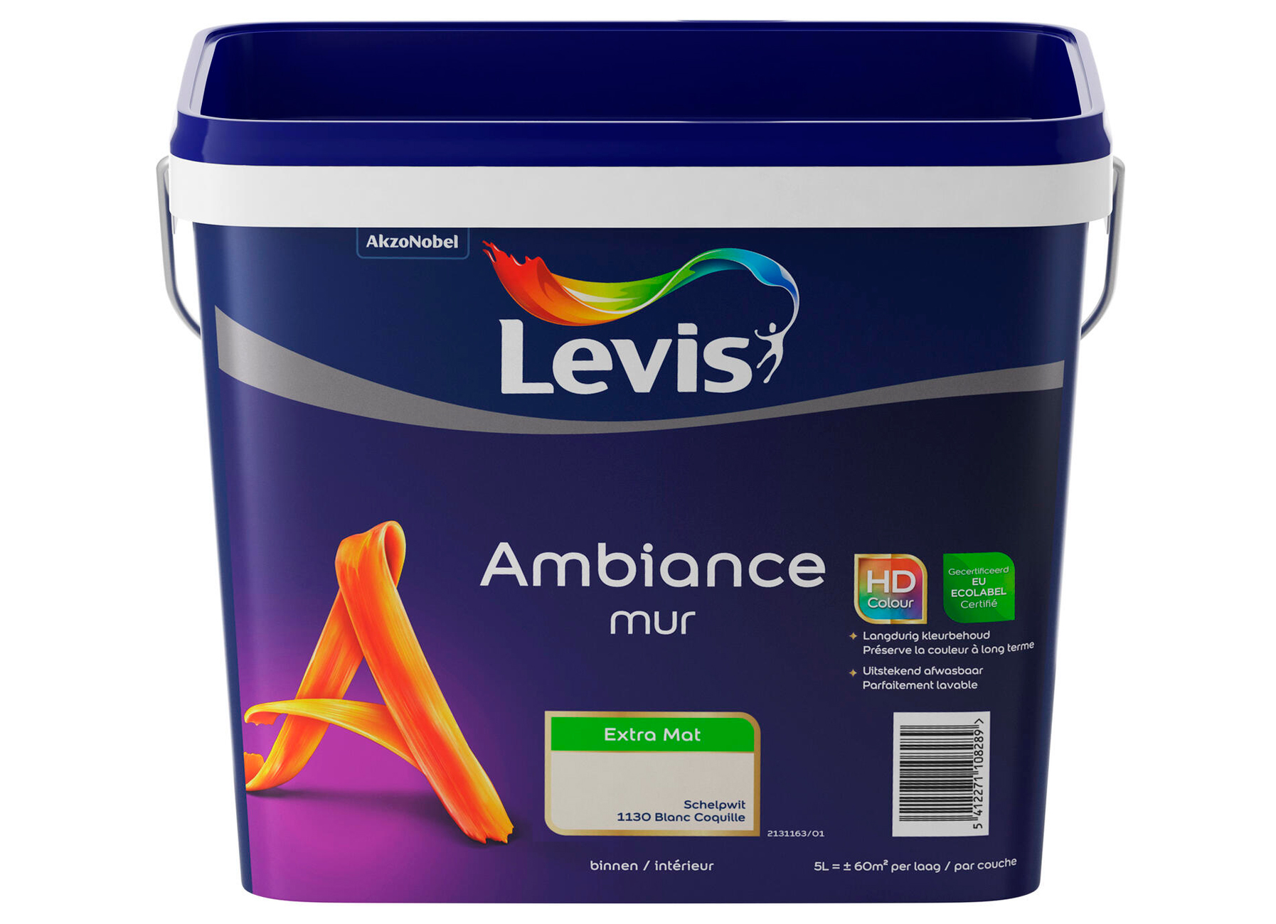 AMBIANCE MUUR EXTRA MAT - BLANC COQUILLE 1130 5L