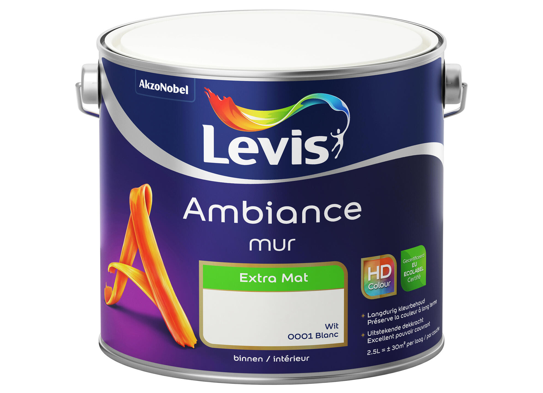 AMBIANCE MUR EXTRA MAT - BLANC 0001 2,5L