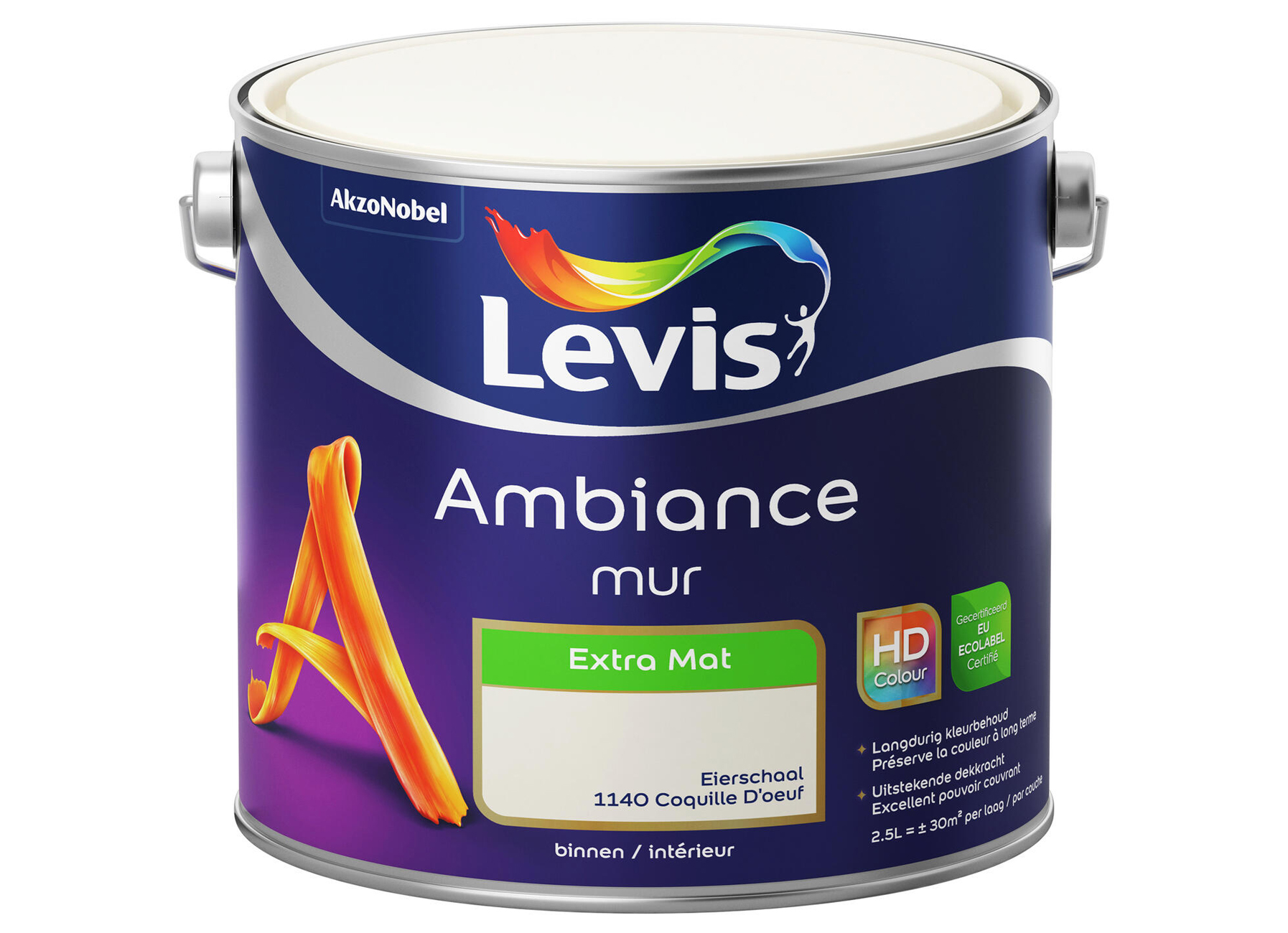 AMBIANCE MUUR EXTRA MAT - EIERSCHAAL 1140 2,5L