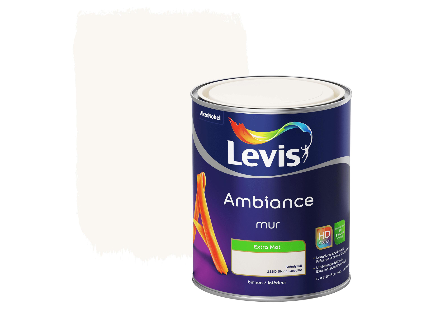 AMBIANCE MUUR EXTRA MAT - SCHELPWIT 1130 1L