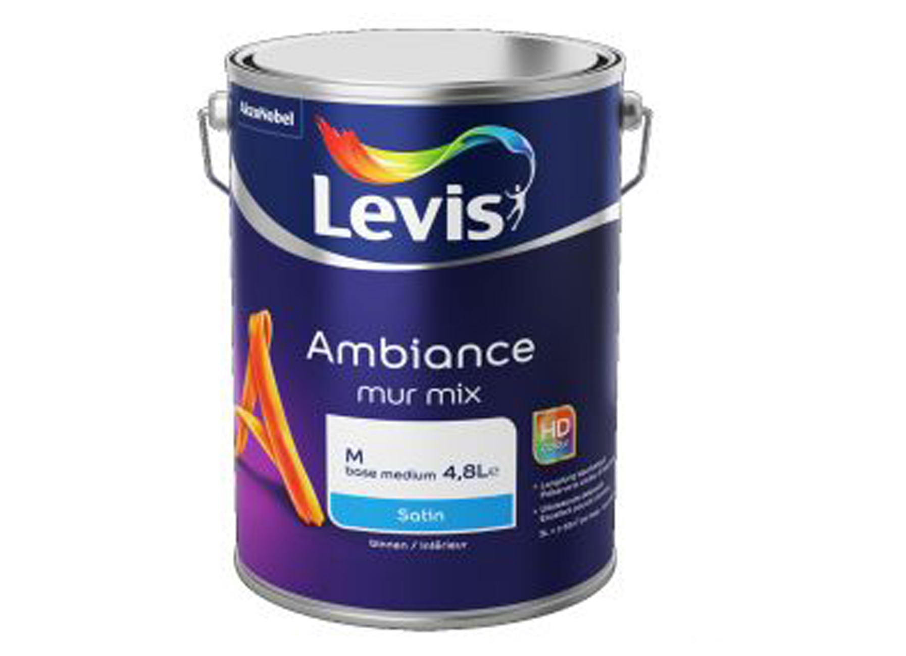 AMBIANCE MUR SATIN MIX BASE M 5L