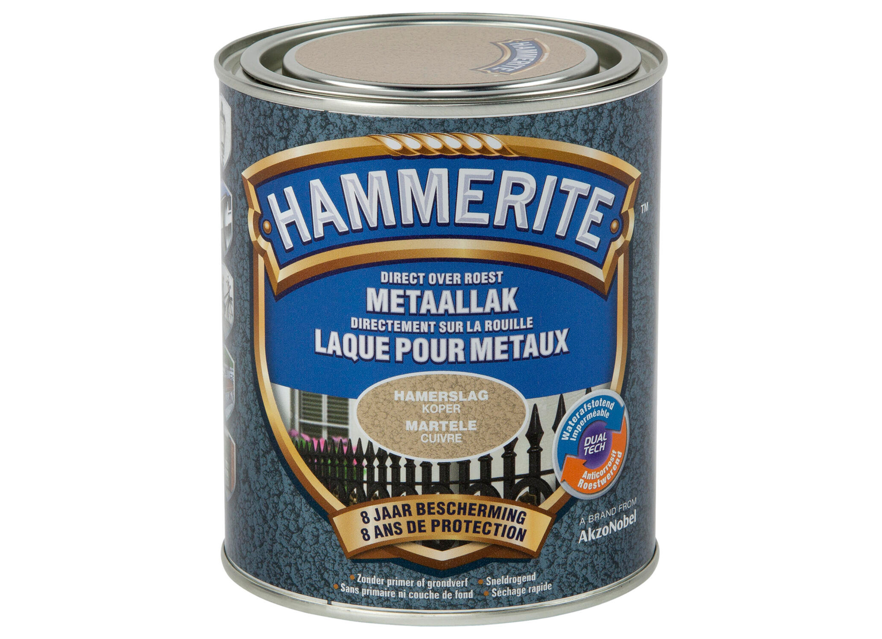 HAMMERITE LAQUE POUR METAUX MARTELEE CUIVRE 750ML