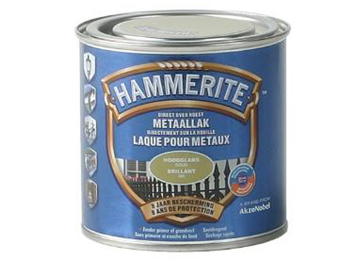HAMMERITE HOOGGLANSLAK GOUD 250ML