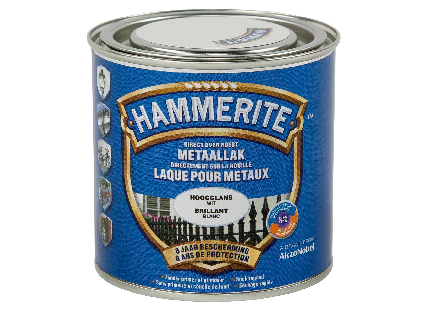 HAMMERITE LAQUE BRILLANTE BLANC 250ML