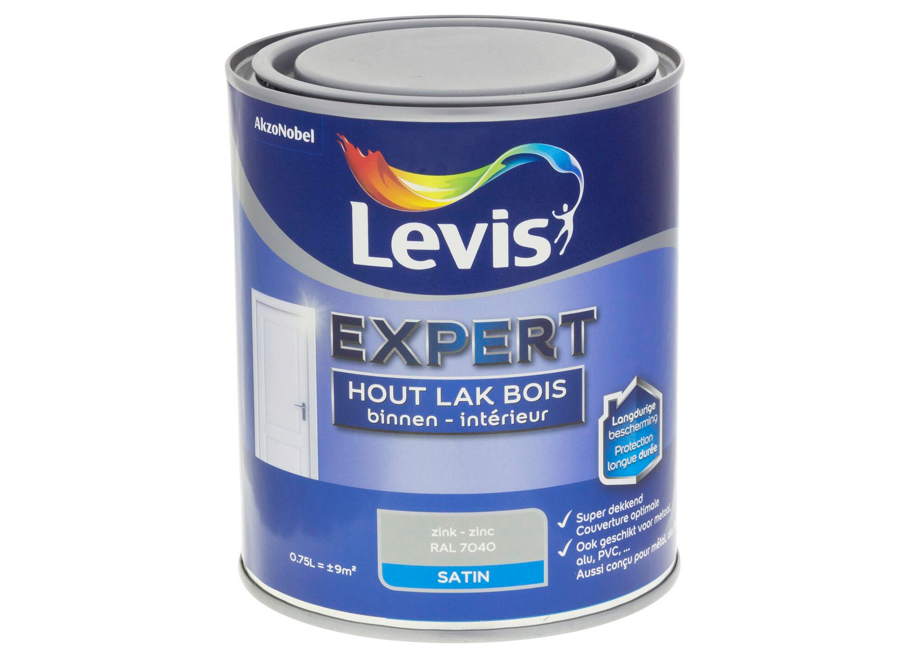 LEVIS EXPERT HOUTLAK BINNEN SATIJN ZINK 7531 0,75L