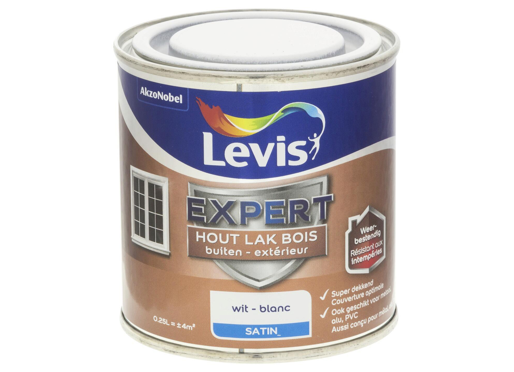 LAK EXPERT EXTERIEUR SATIN - BLANC CASSE 1250 0,25L