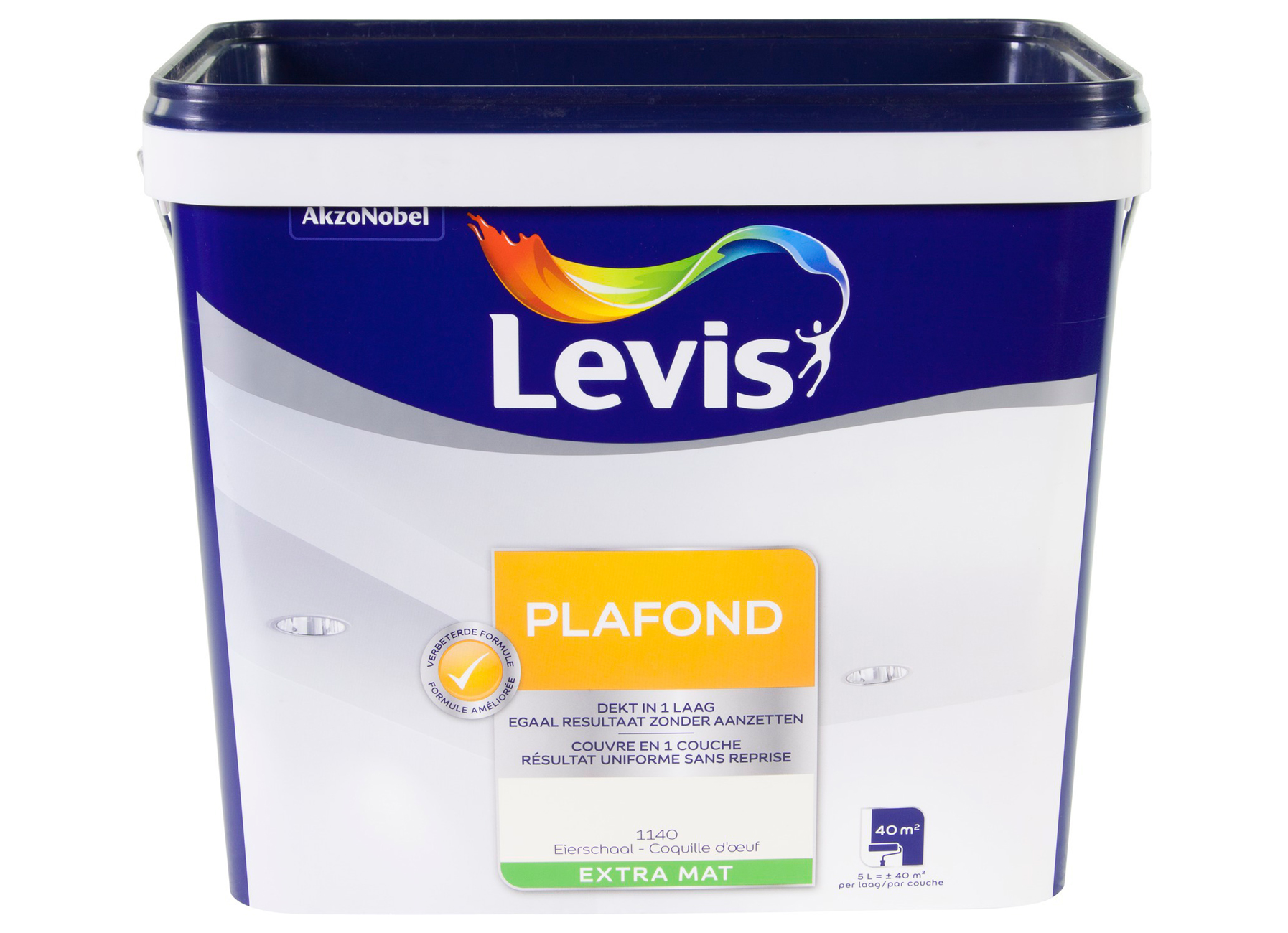 LEVIS PEINTURE DE PLAFOND COQUILLE D'OEUF 5L