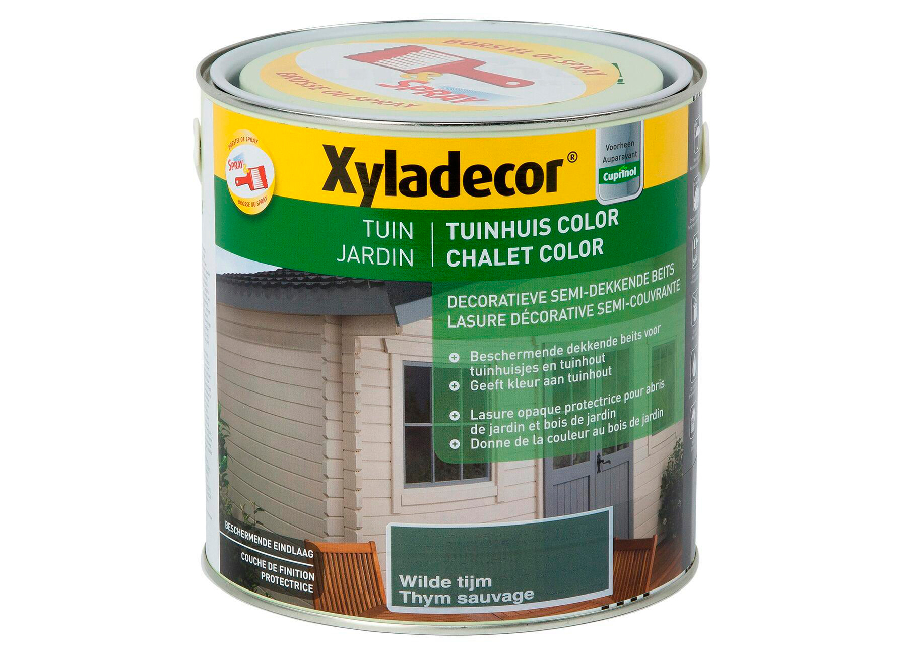 XYLADECOR TUINHUIS COLOR WILDE TIJM 2,5L