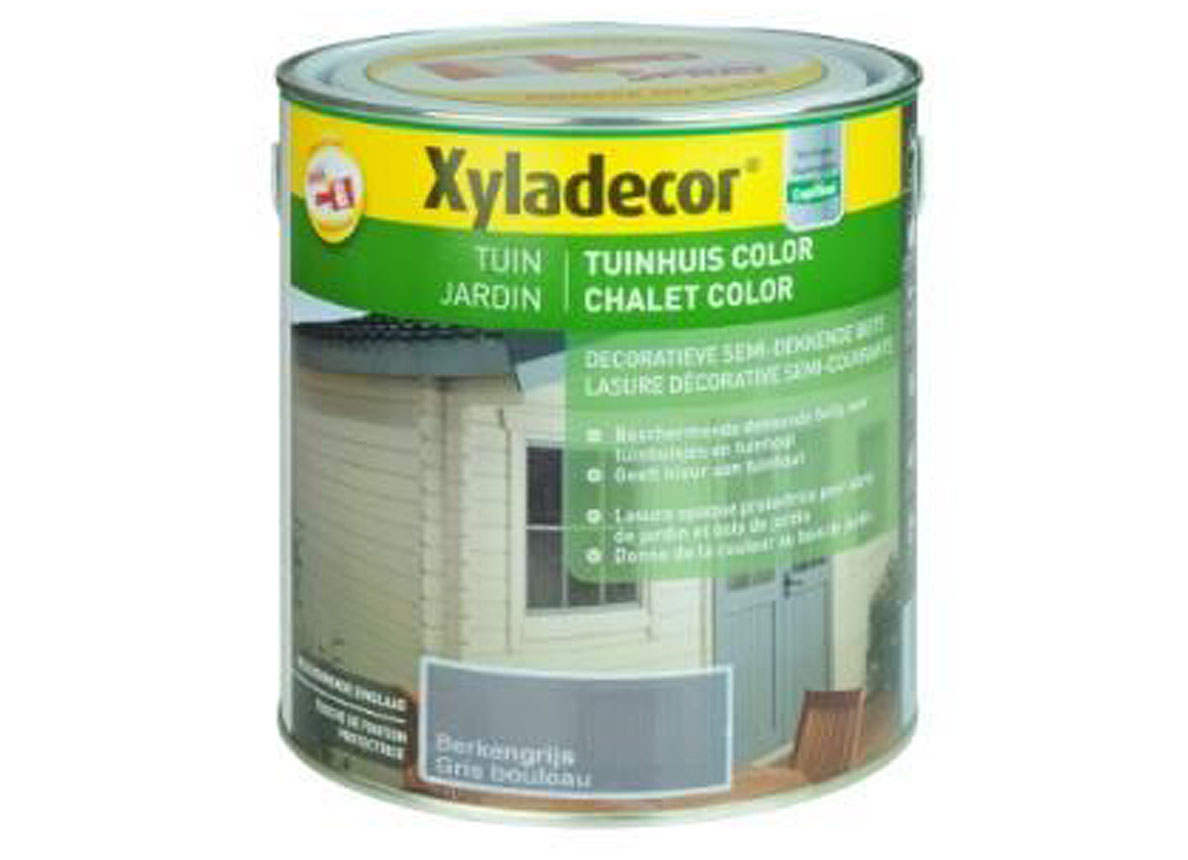 XYLADECOR TUINHUIS COLOR BERKENGRIJS 2,5L