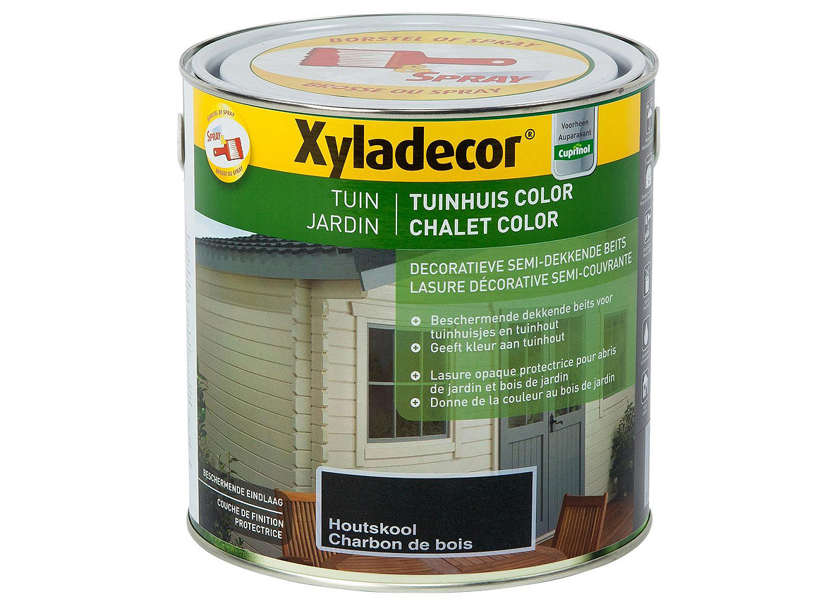 XYLADECOR CHALET COLOR CHARBON DE BOIS 2,5L