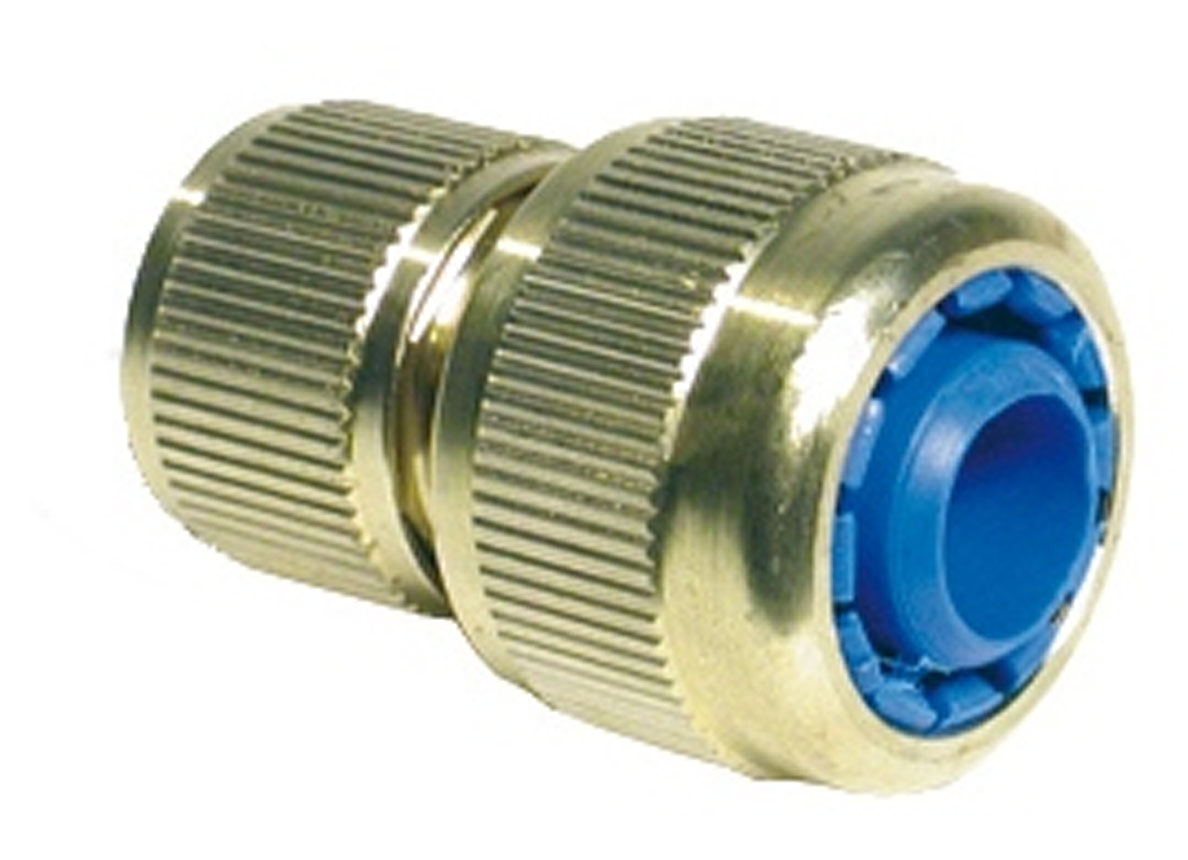 RACCORD RAPIDE AVEC PORTE-TUYAU Ø18-23MM EN LAITON