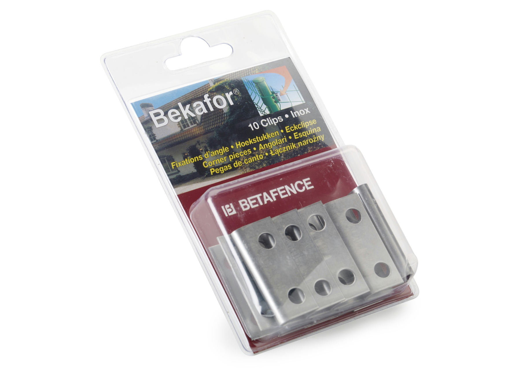 BEKAFOR HOEKCLIPS INOX 10 ST