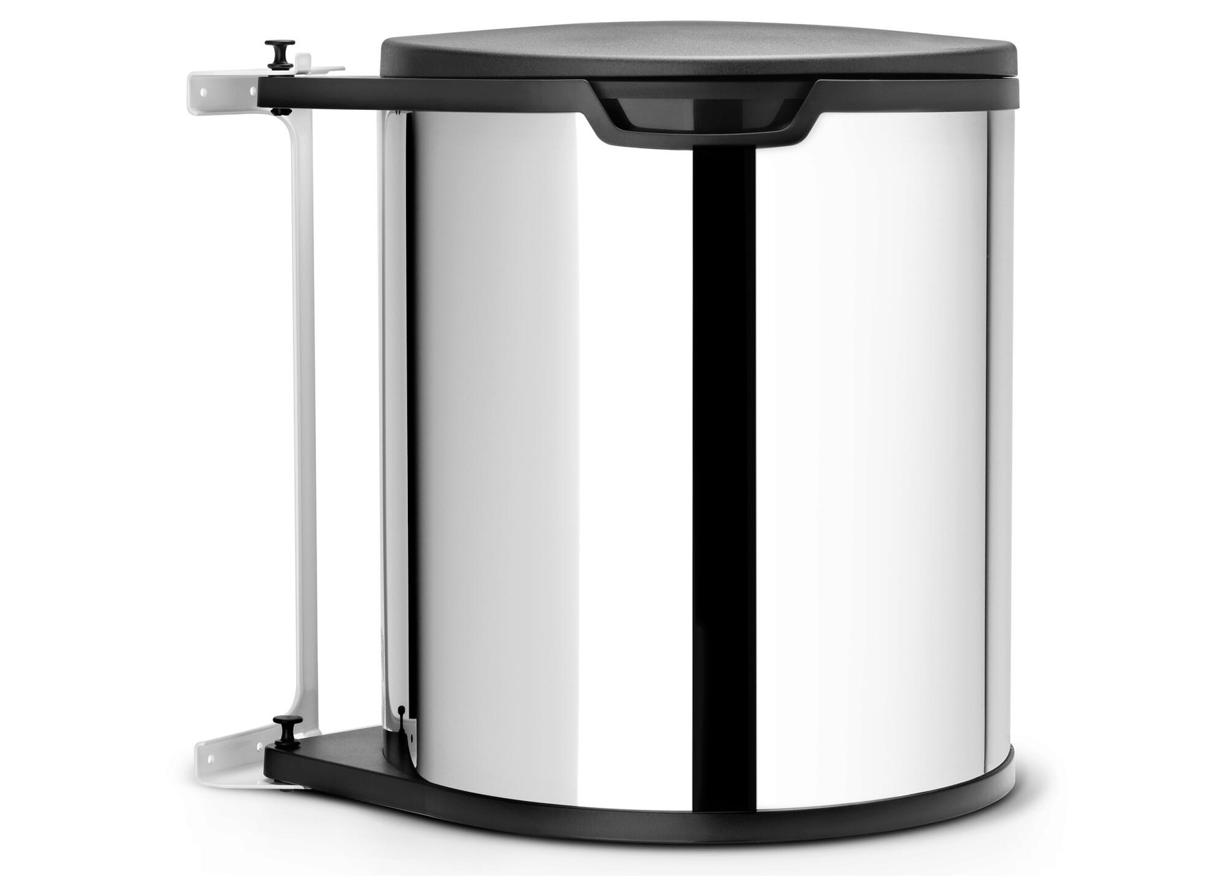 BRABANTIA POUBELLE ENCASTRABLE 15L ACIER BRIILIANT
