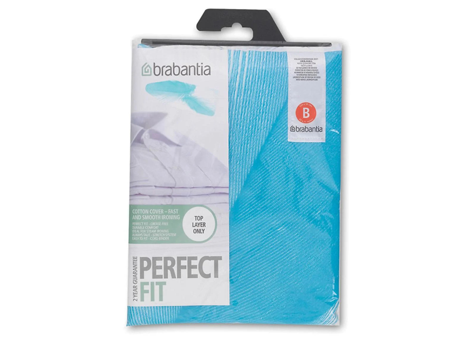 BRABANTIA STRIJKPLANKHOES B 124X38CM KATOEN COLOURFUL BOVENLAAG