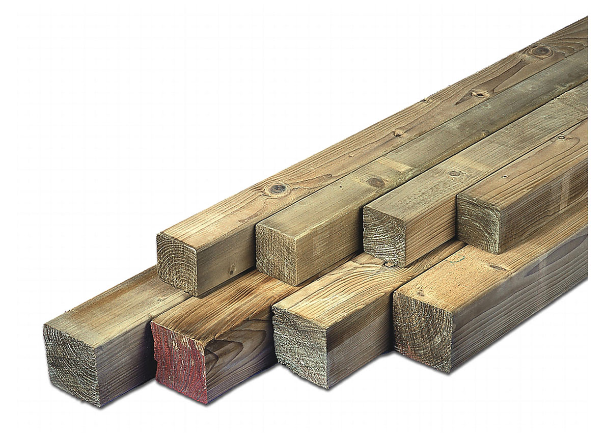 Slijm engineering ironie Vierkante Paal Hout - tuin - tuinafsluitingen hekkens en palen - tuinpalen  poten - vierkante paal hout