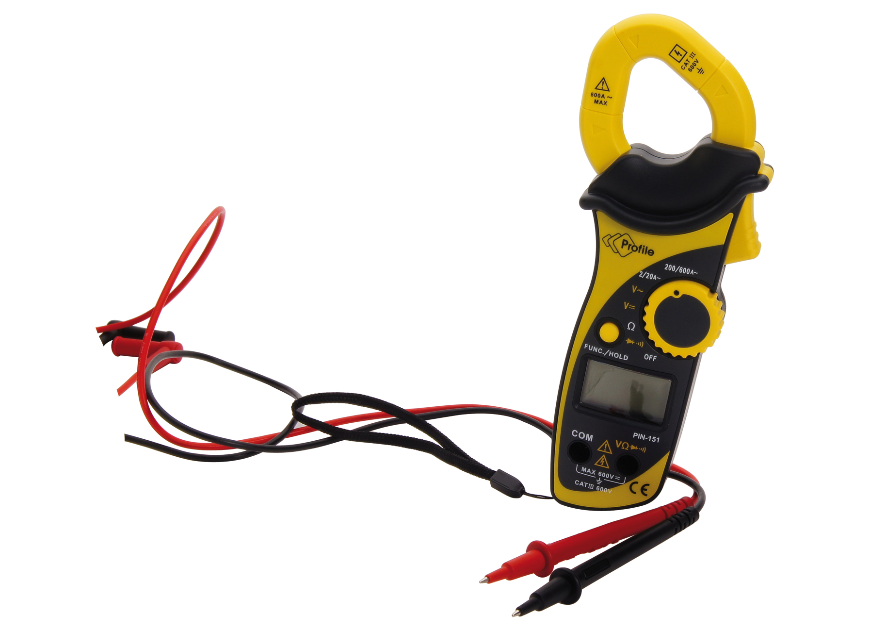 PINCE TESTEUR DIGITAL 600V CAT III