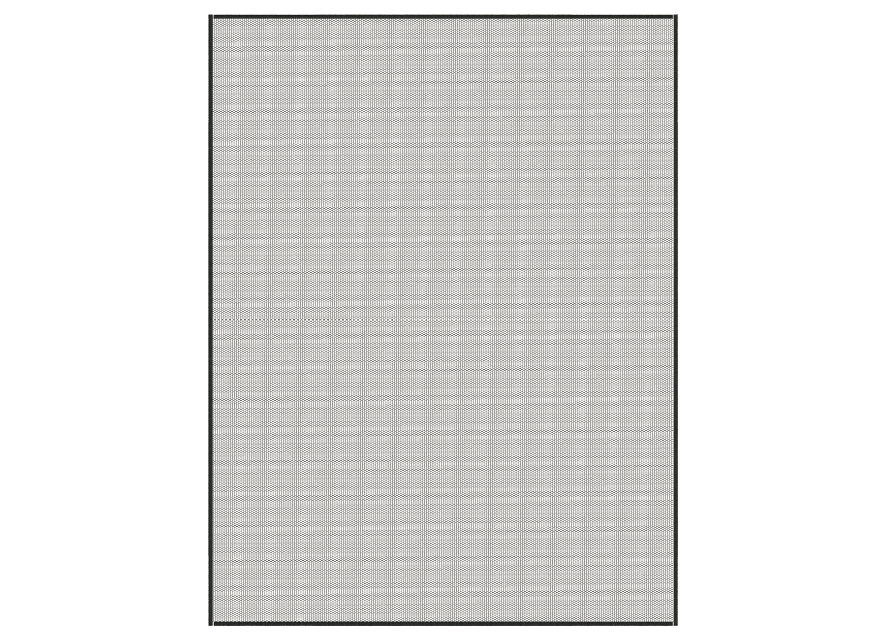 GAZE MOUSTIQUAIRE A VELCRO 130X150CM NOIR