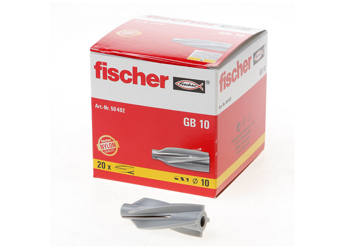 FISCHER CHEVILLE POUR BETON CELLULAIRE GB 10 (20 PCS)