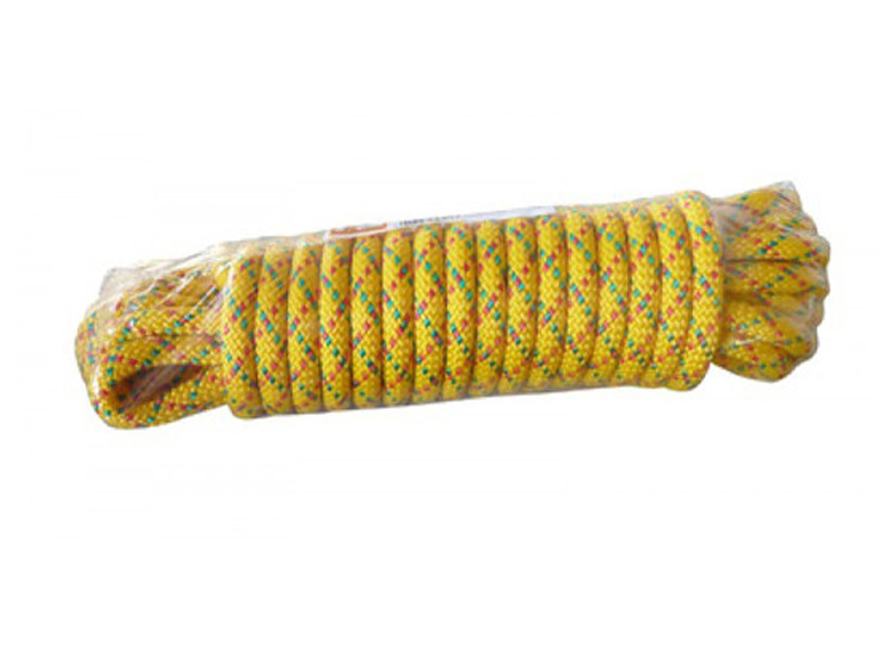 POLYPROPYLENE TRESSE Ø10MM L=20M JAUNE/ROUGE/VERT