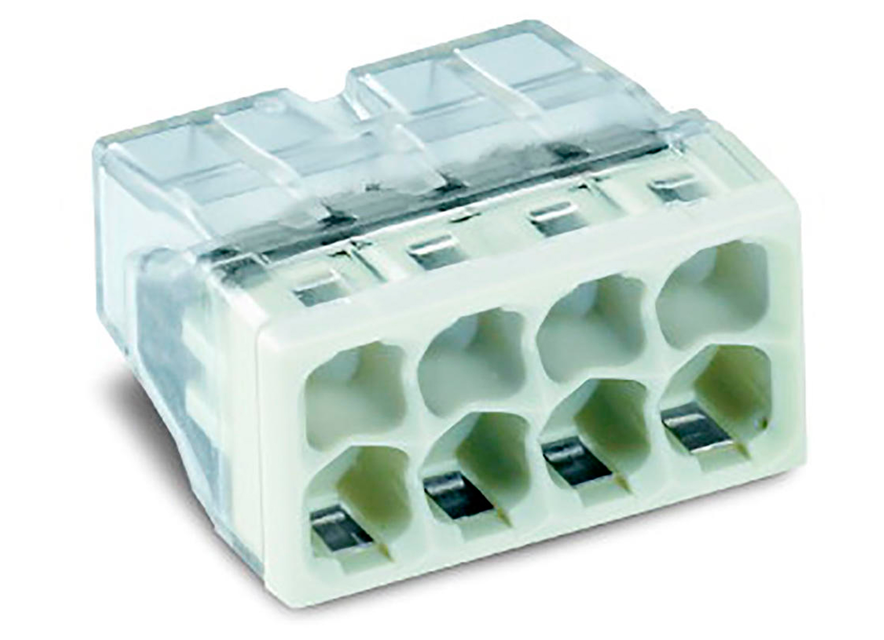 BORNE RAPIDE 8X2.5MM GRIS 10 PIECES