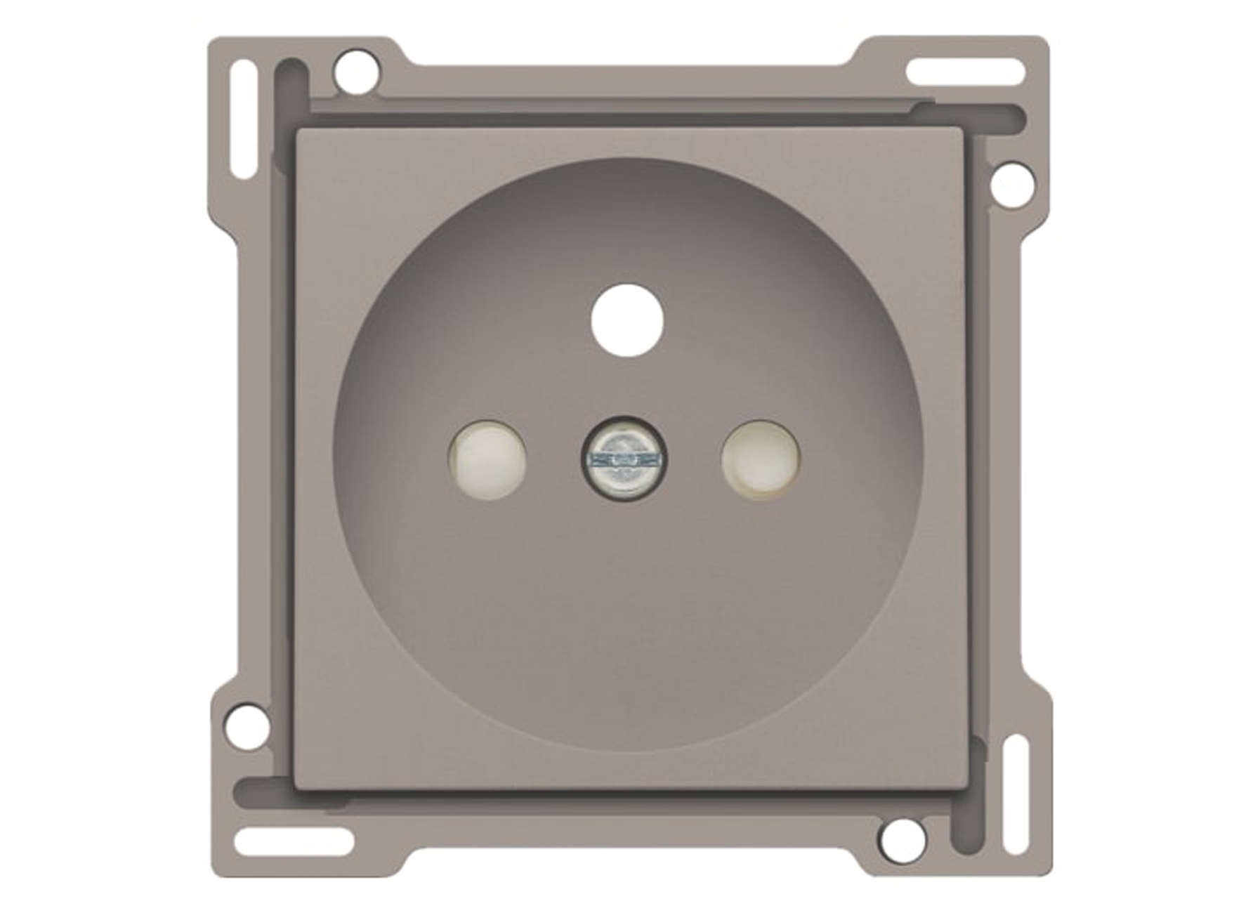 NIKO PRISE AVEC BROCHE DE TERRE 28.5MM BRONZE