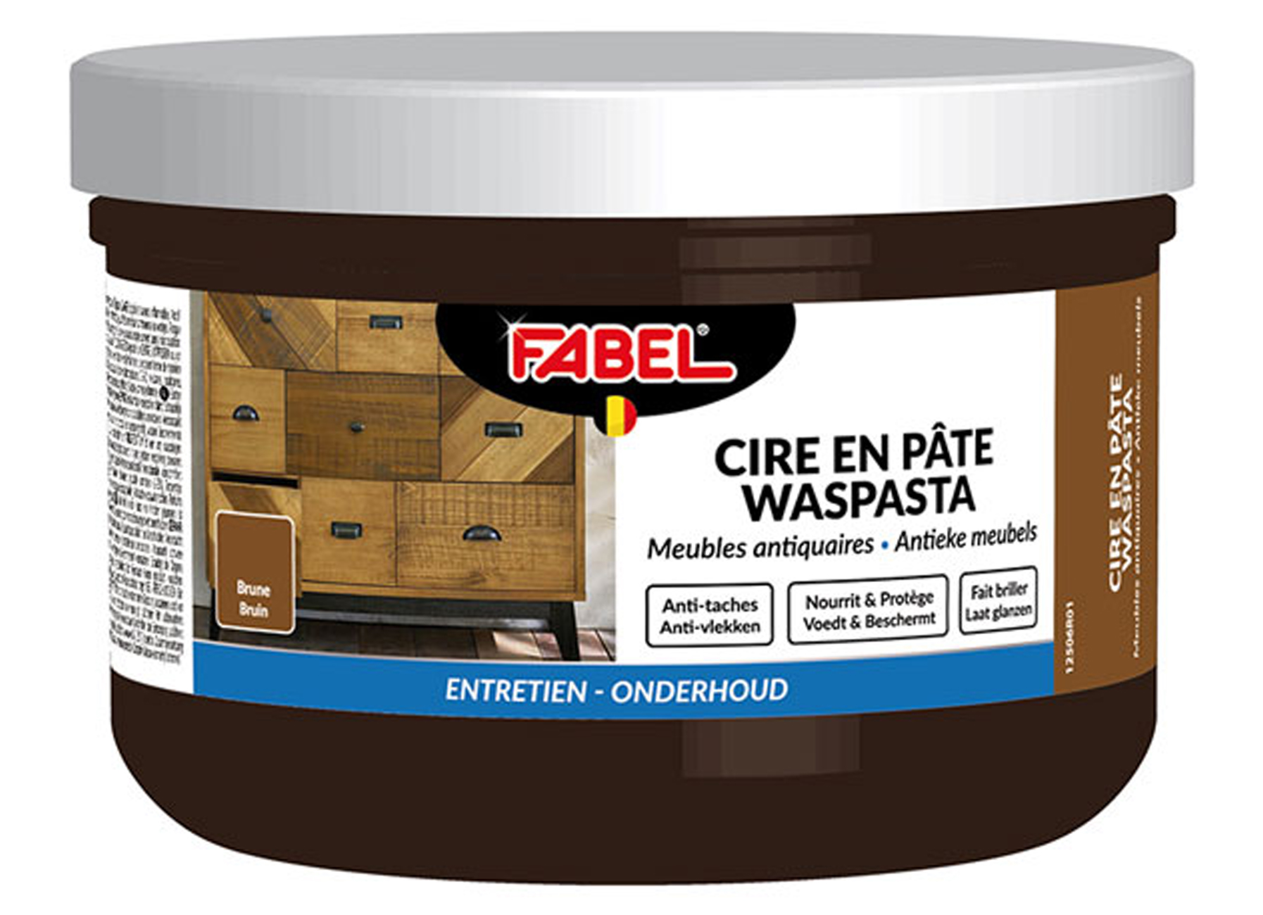 FABEL CIRE ANTIQUAIRE EN PATE 350ML BRUN