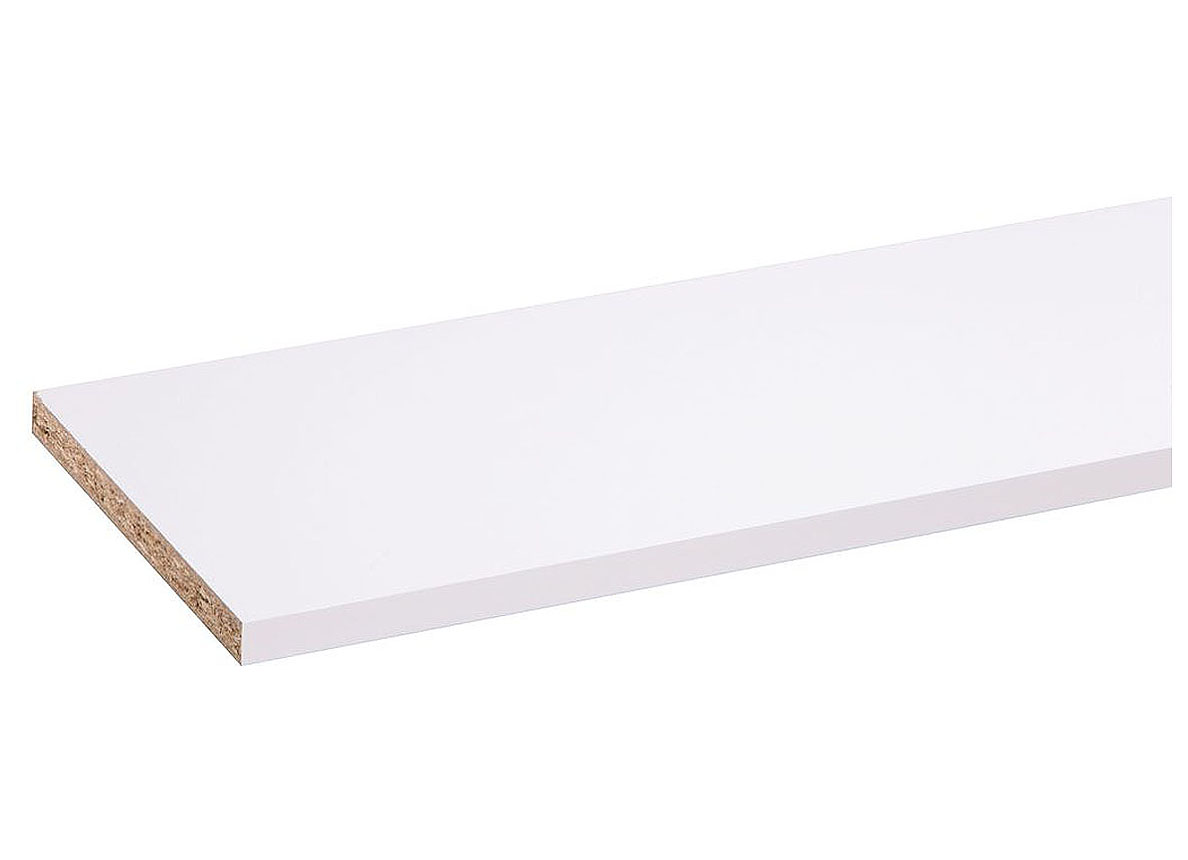 PANNEAU DE MEUBLE BLANC STRUCTURE 18MM 250X30CM