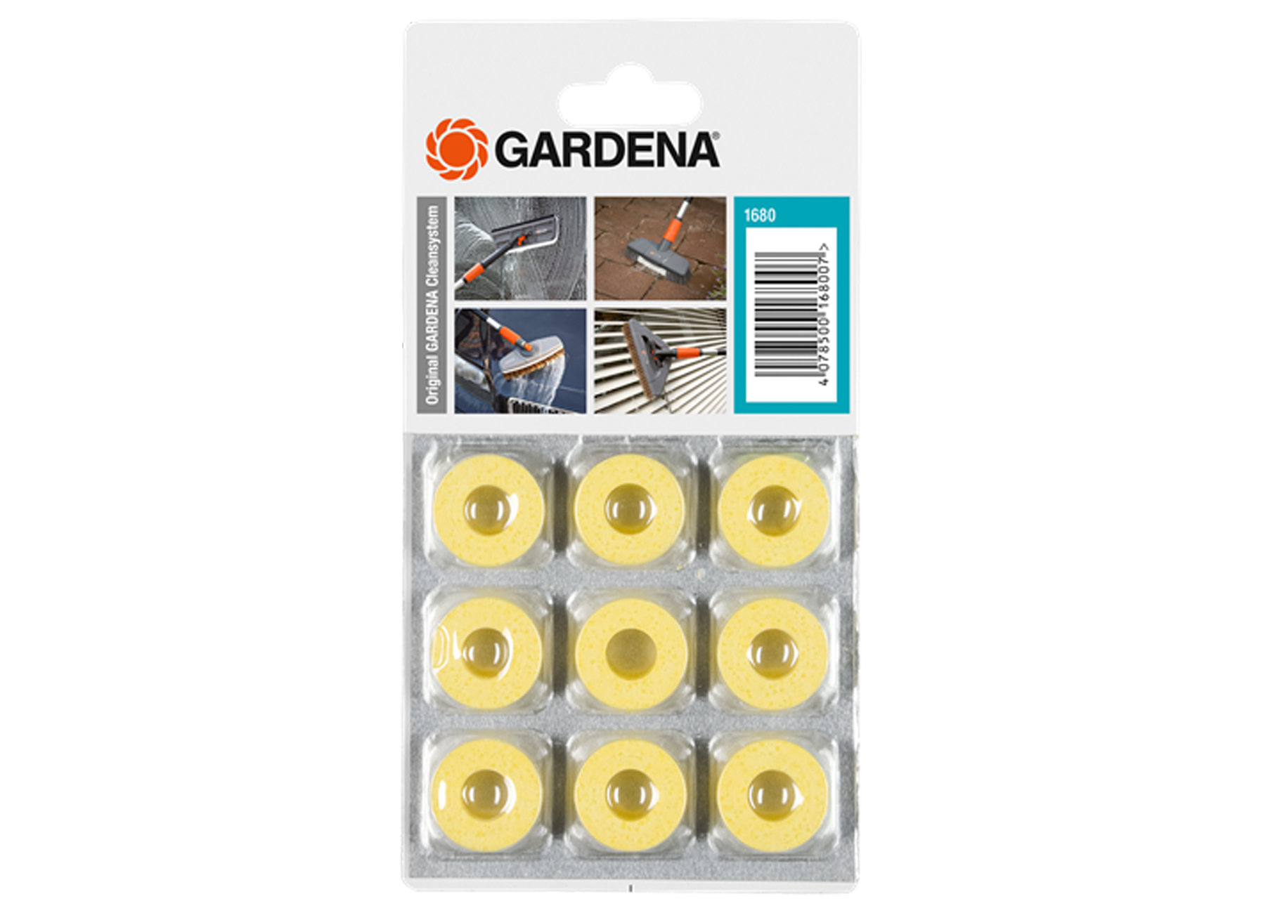 GARDENA SHAMPOOING JAUNE (9 PIECES)