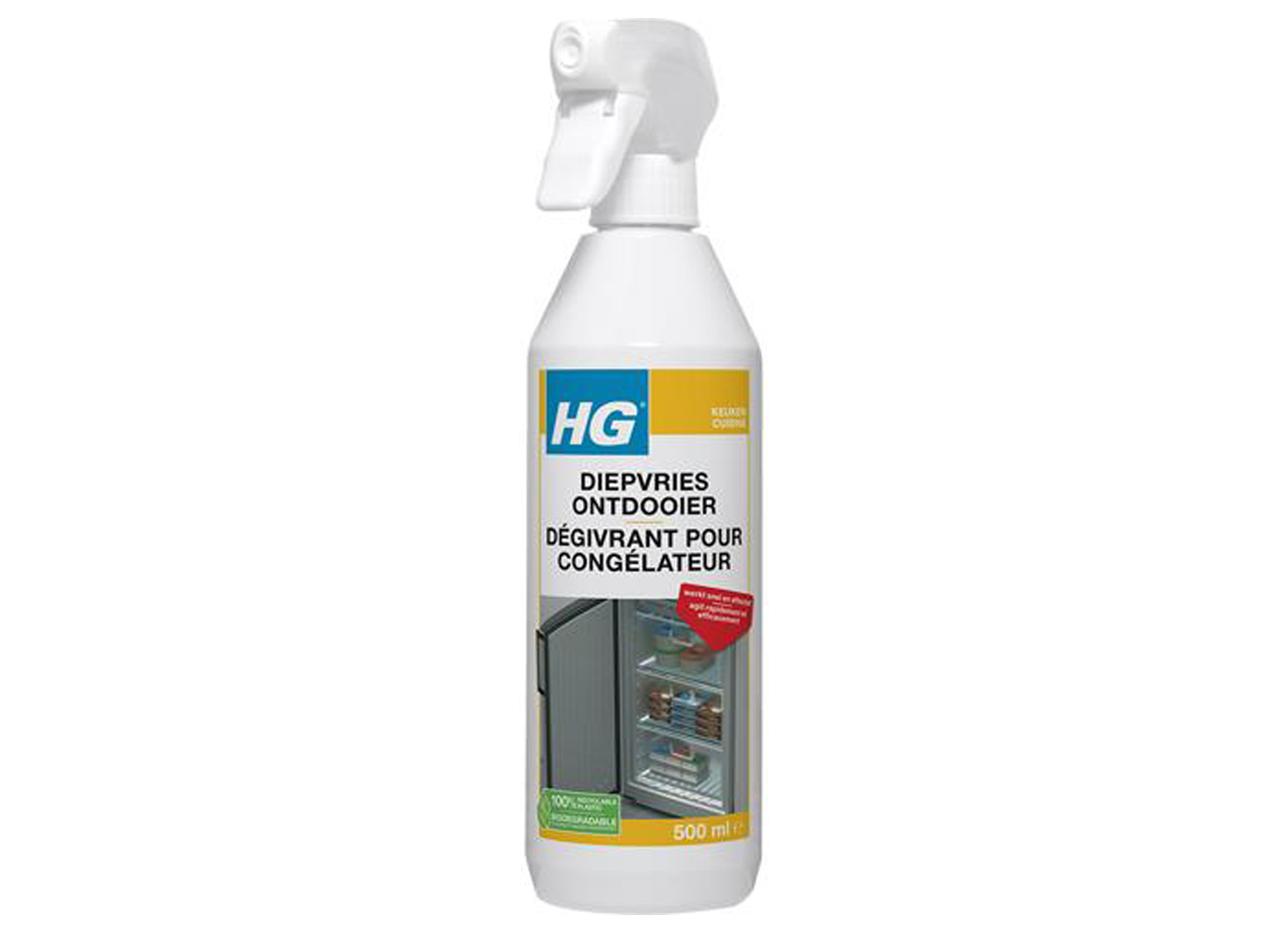 Hg Degivrant Pour Congelateur 500ml - menage - nettoyer - produits de  nettoyage et entretien - appareils - hg degivrant pour congelateur 500ml