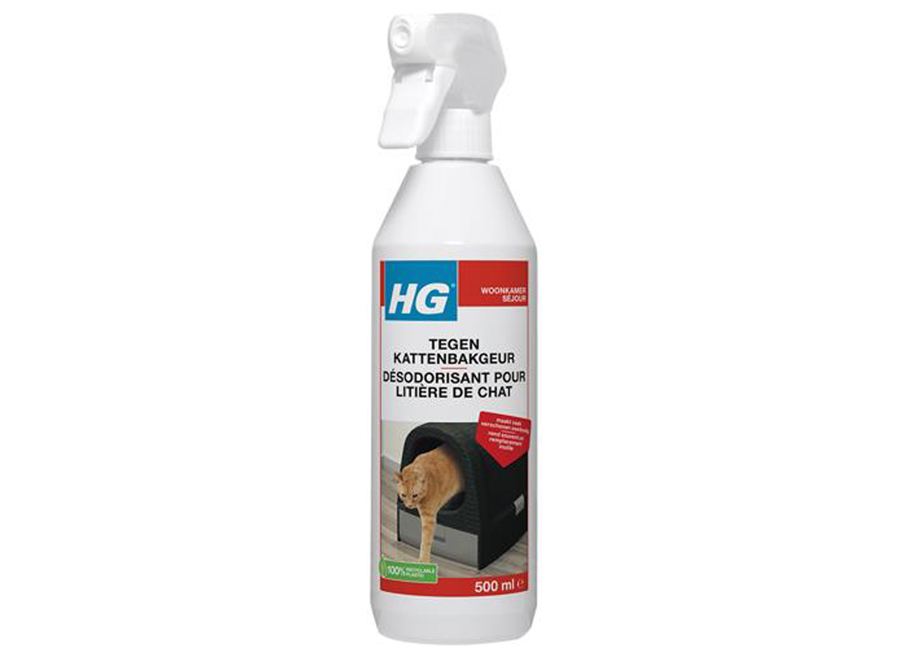 HG DESODORISANT POUR LITIERE DE CHAT 500ML