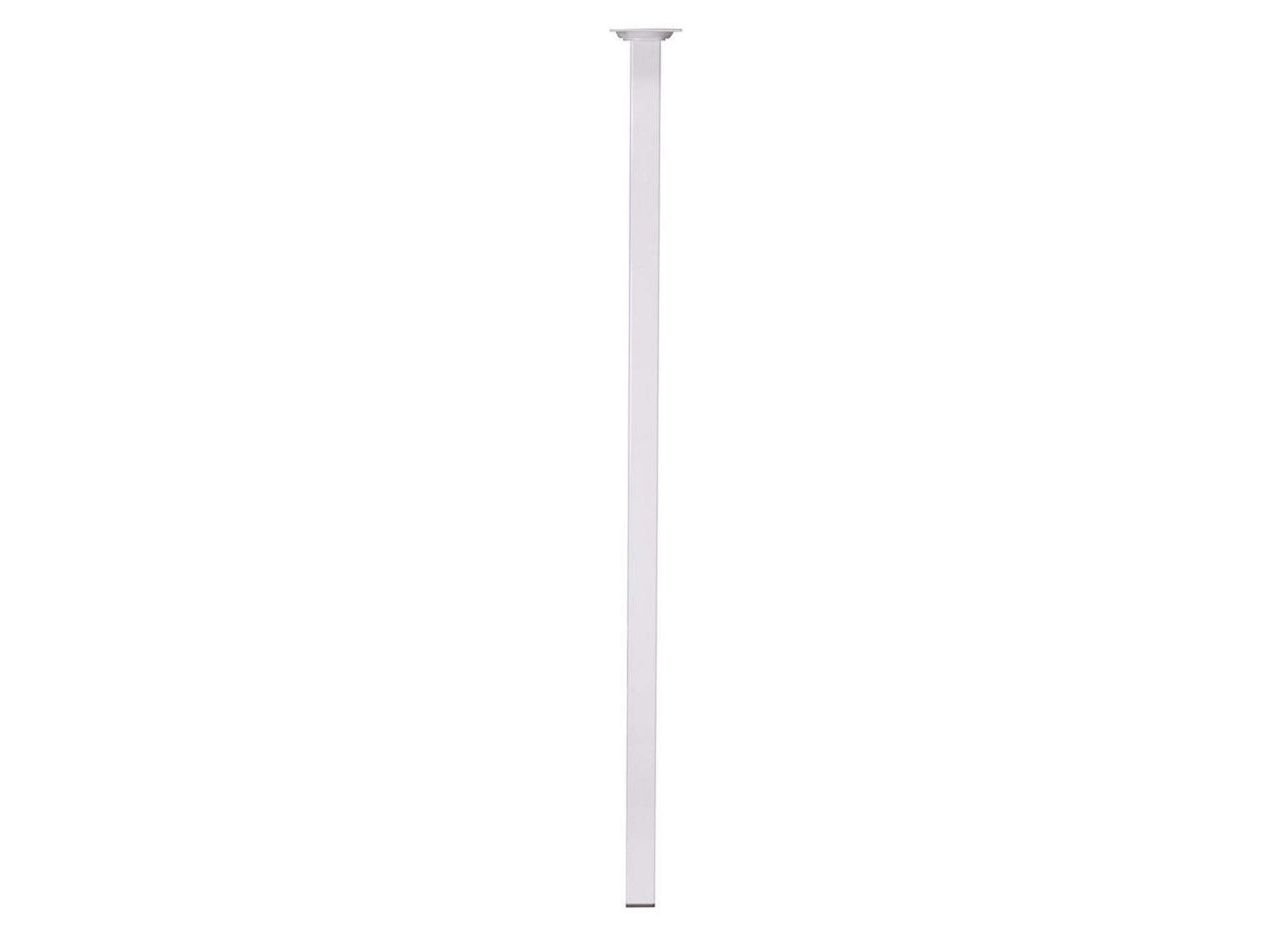 PIED DE MEUBLE BLANC 25X25MM L=75CM