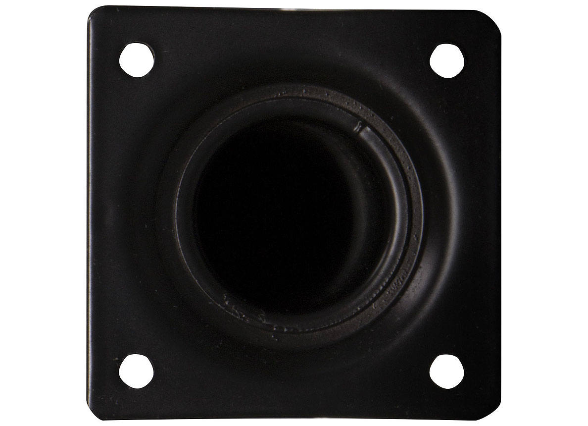 MEUBELPOOT ZWART Ø30MM L=10CM