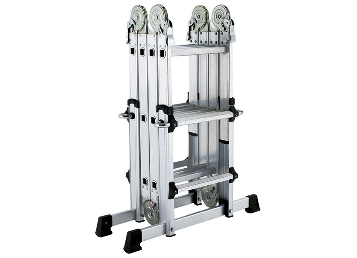 binnenplaats Motivatie Oeganda Telescopische Plooiladder 4x3 Telefold - gereedschappen - diverse  gereedschappen - ladders - huishoudladders - telescopische plooiladder 4x3  telefold