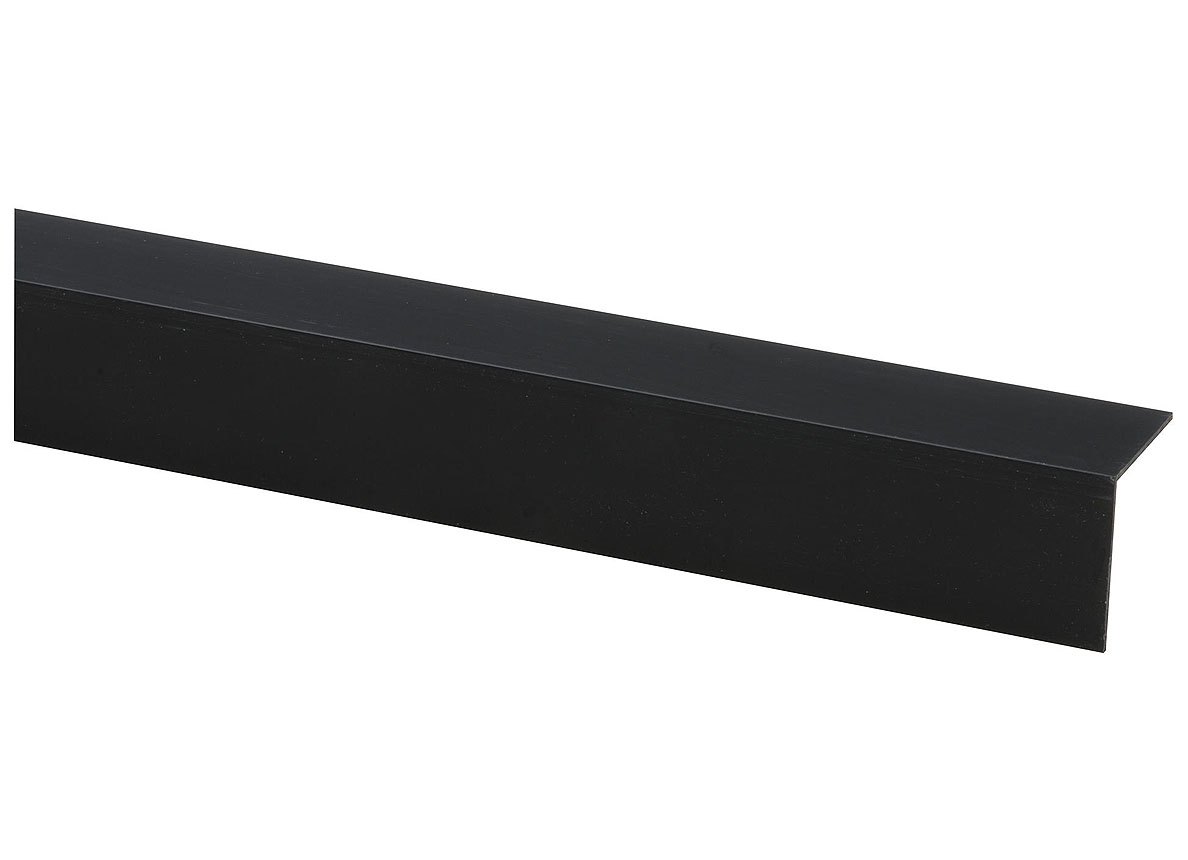 PVC HOEKPROFIEL 35X35MM ZWART 260CM