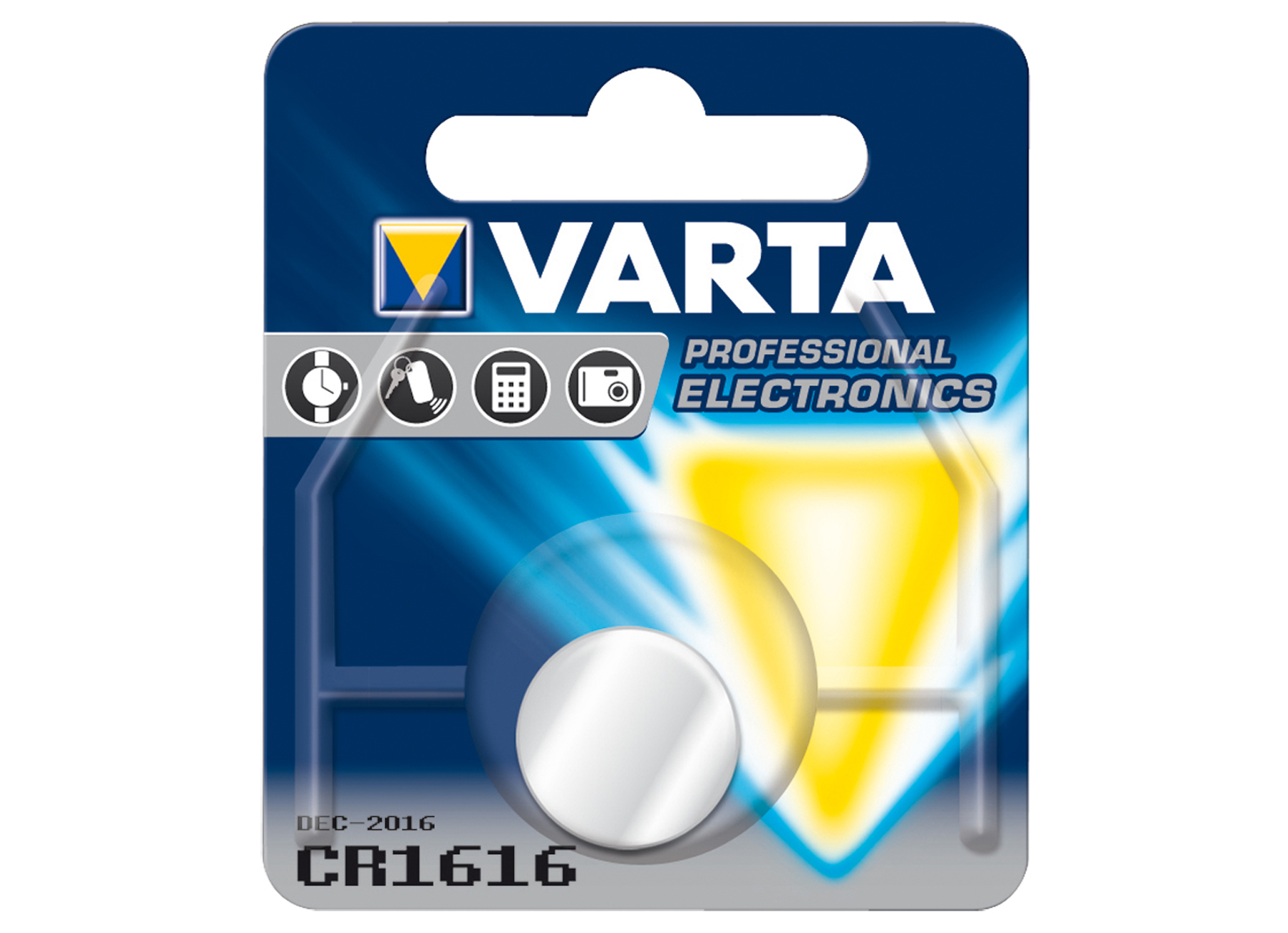 VARTA PILE BOUTON LITHIUM CR1616