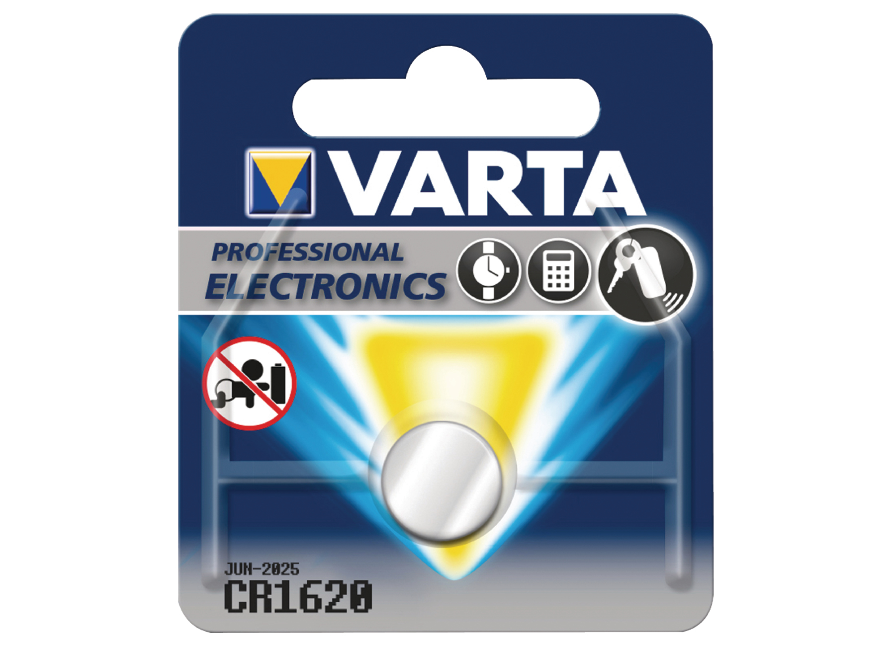 VARTA PILE BOUTON LITHIUM CR1620