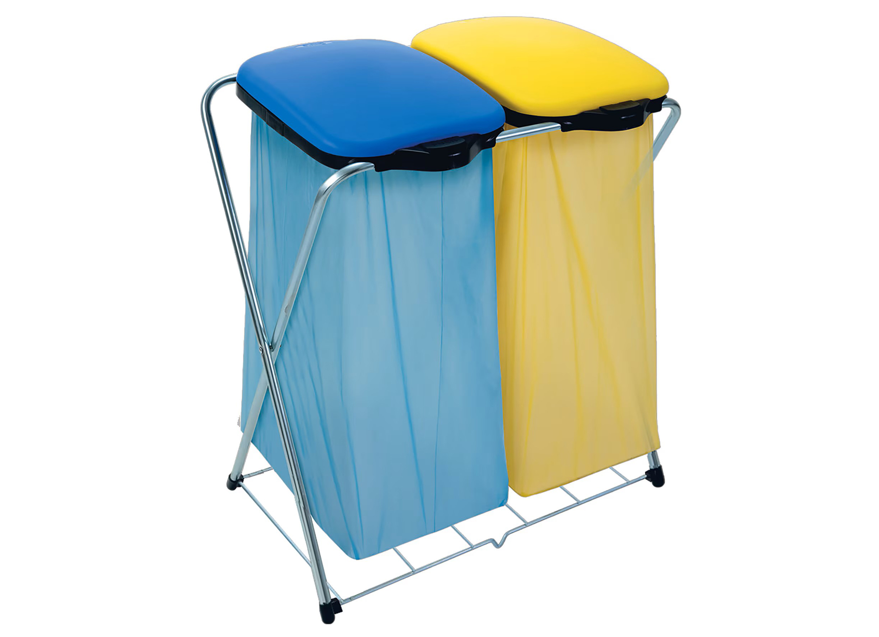 ARTEX DUBBELE VUILNISZAKHOUDER MET ROOSTER GRIDMATIK 2