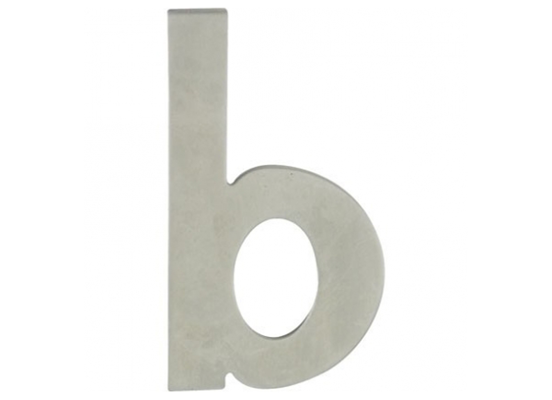 CHIFFRE MAISON INOX 120 MM - B