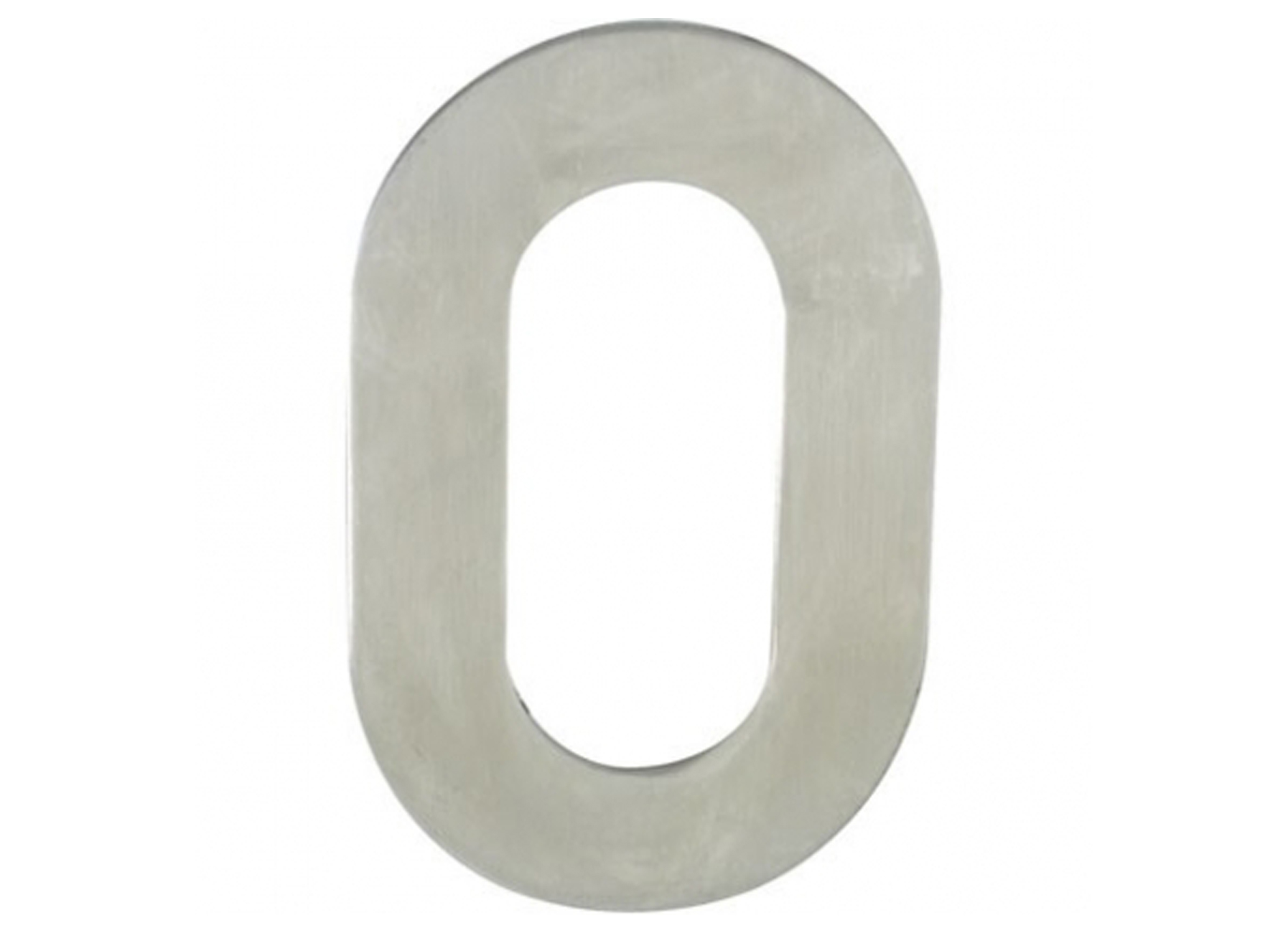 CHIFFRE MAISON INOX 120 MM - 0