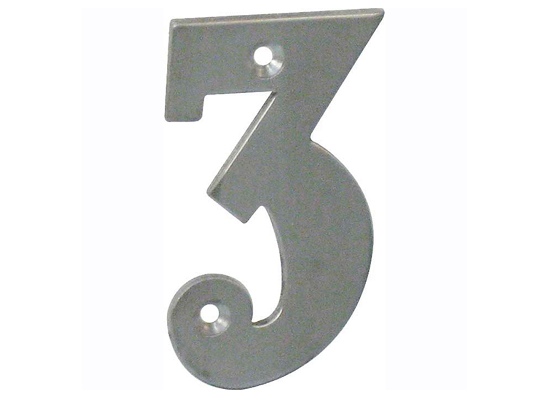 CHIFFRE MAISON INOX 65 MM - 3